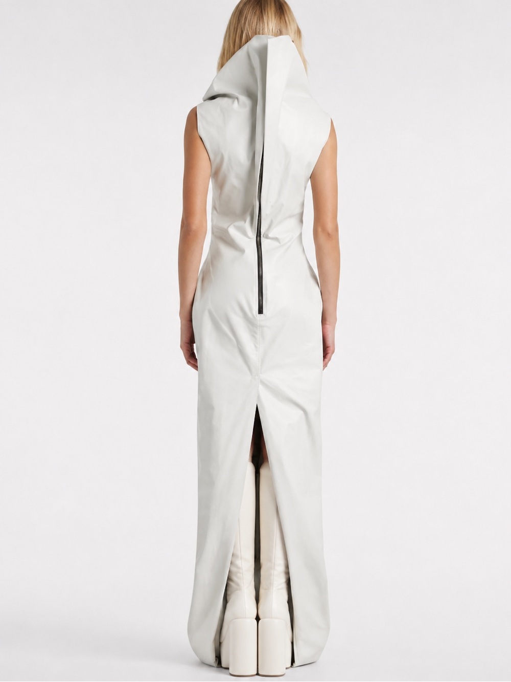 Rick Owens White Gown Maxi Dress - Picture 2 of 4
